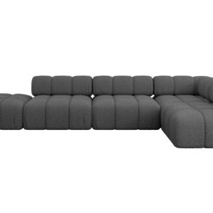 Narożnik prawostronny modułowy FAVIO-L2 380x190x70 cm Szary 707871 Narożnik prawostronny modułowy FAVIO-L2 380x190x70 cm Szary 707871