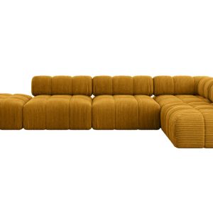 Narożnik prawostronny modułowy FAVIO-L2 380x190x70 cm Żółty 707918 Narożnik prawostronny modułowy FAVIO-L2 380x190x70 cm Żółty 707918