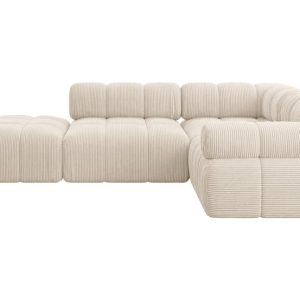 Narożnik prawostronny modułowy FELTO-L1 285x190x70 cm Beżowy 684693 Narożnik prawostronny modułowy FELTO-L1 285x190x70 cm Beżowy 684693