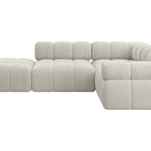 Narożnik prawostronny modułowy FELTO-L1 285x190x70 cm Kremowy 684584 Narożnik prawostronny modułowy FELTO-L1 285x190x70 cm Kremowy 684584