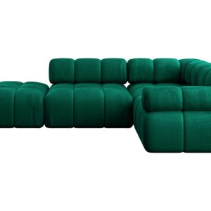 Narożnik prawostronny modułowy FELTO-L1 285x190x70 cm Zielony 684583 Narożnik prawostronny modułowy FELTO-L1 285x190x70 cm Zielony 684583