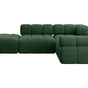 Narożnik prawostronny modułowy FELTO-L1 285x190x70 cm Zielony 684694 Narożnik prawostronny modułowy FELTO-L1 285x190x70 cm Zielony 684694