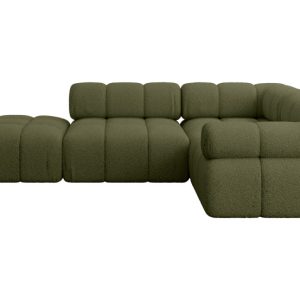 Narożnik prawostronny modułowy FELTO-L1 285x190x70 cm Zielony 684503 Narożnik prawostronny modułowy FELTO-L1 285x190x70 cm Zielony 684503