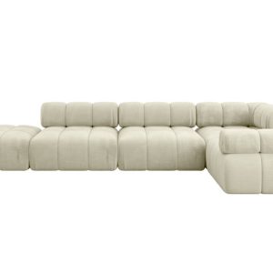 Narożnik prawostronny modułowy FELTO-L2 380x190x70 cm Beżowy 684505 Narożnik prawostronny modułowy FELTO-L2 380x190x70 cm Beżowy 684505