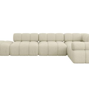Narożnik prawostronny modułowy FELTO-L2 380x190x70 cm Beżowy 684634 Narożnik prawostronny modułowy FELTO-L2 380x190x70 cm Beżowy 684634