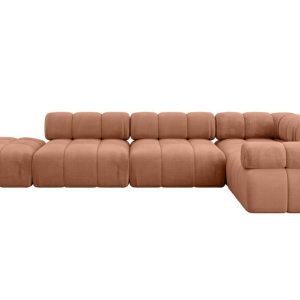 Narożnik prawostronny modułowy FELTO-L2 380x190x70 cm Morelowy 684494 Narożnik prawostronny modułowy FELTO-L2 380x190x70 cm Morelowy 684494
