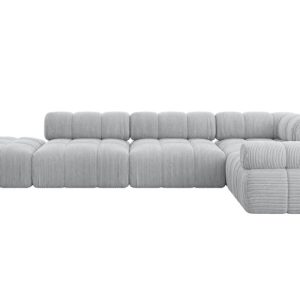 Narożnik prawostronny modułowy FELTO-L2 380x190x70 cm Szary 684692 Narożnik prawostronny modułowy FELTO-L2 380x190x70 cm Szary 684692