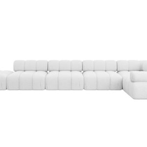Narożnik prawostronny modułowy FELTO-L3 475x190x70 cm Biały 684406 Narożnik prawostronny modułowy FELTO-L3 475x190x70 cm Biały 684406