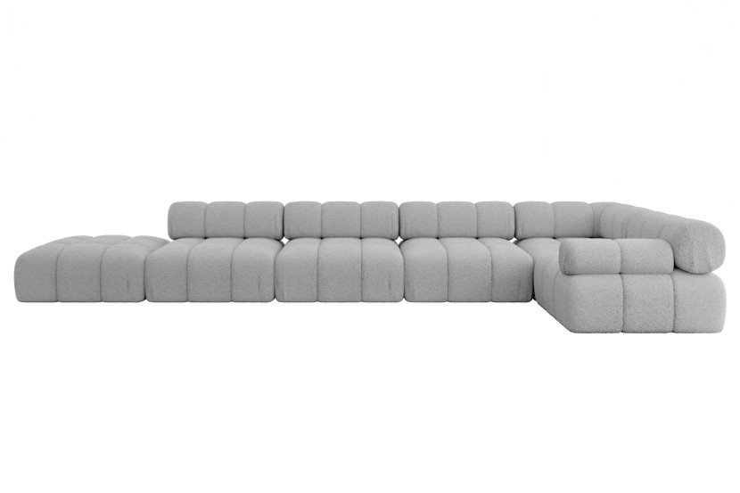 Narożnik prawostronny modułowy FELTO-L3 475x190x70 cm Jasny szary 684400