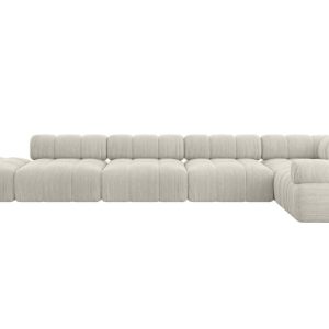Narożnik prawostronny modułowy FELTO-L3 475x190x70 cm Kremowy 684328