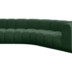 Narożnik prawostronny modułowy Karex-L1 – 308x194x70 cm Zielony 758601