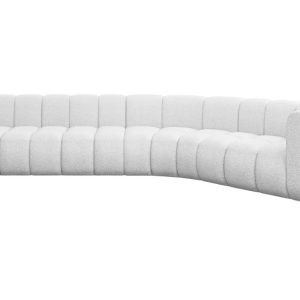 Narożnik prawostronny modułowy Karex-L2 – 399x194x70 cm Biały 758764 Narożnik prawostronny modułowy Karex-L2 – 399x194x70 cm Biały 758764