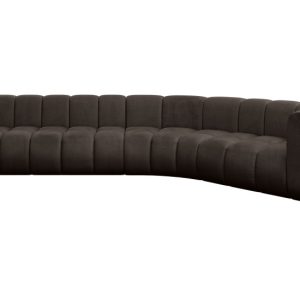 Narożnik prawostronny modułowy Karex-L2 – 399x194x70 cm Brązowy 758299 Narożnik prawostronny modułowy Karex-L2 – 399x194x70 cm Brązowy 758299
