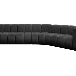 Narożnik prawostronny modułowy Karex-L2 – 399x194x70 cm Czarny 758156 Narożnik prawostronny modułowy Karex-L2 – 399x194x70 cm Czarny 758156
