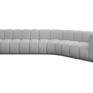 Narożnik prawostronny modułowy Karex-L2 – 399x194x70 cm Jasny szary 758564 Narożnik prawostronny modułowy Karex-L2 – 399x194x70 cm Jasny szary 758564