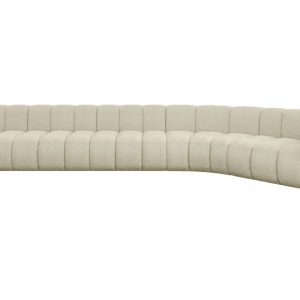 Narożnik prawostronny modułowy Karex-L3 – 490x194x70 cm Beżowy 758593