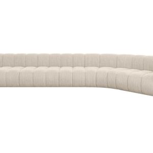Narożnik prawostronny modułowy Karex-L3 – 490x194x70 cm Beżowy 758727