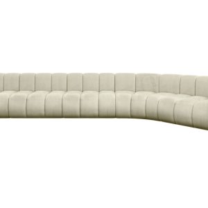 Narożnik prawostronny modułowy Karex-L3 – 490x194x70 cm Beżowy 758171