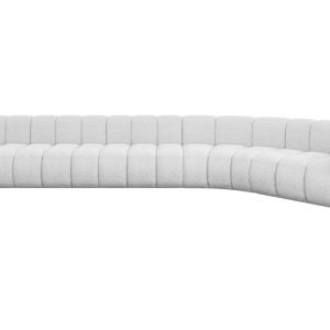 Narożnik prawostronny modułowy Karex-L3 – 490x194x70 cm Biały 758718
