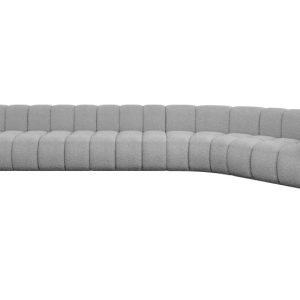 Narożnik prawostronny modułowy Karex-L3 – 490x194x70 cm Jasny szary 758341