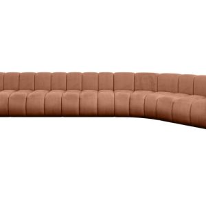 Narożnik prawostronny modułowy Karex-L3 – 490x194x70 cm Morelowy 758803 Narożnik prawostronny modułowy Karex-L3 – 490x194x70 cm Morelowy 758803