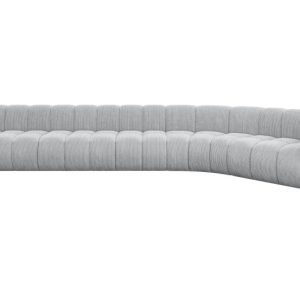 Narożnik prawostronny modułowy Karex-L3 – 490x194x70 cm Szary 758439 Narożnik prawostronny modułowy Karex-L3 – 490x194x70 cm Szary 758439