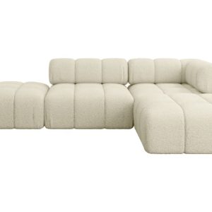 Narożnik prawostronny modułowy KERRU-L1 285x190x70 cm Beżowy 707878 Narożnik prawostronny modułowy KERRU-L1 285x190x70 cm Beżowy 707878