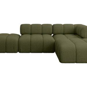 Narożnik prawostronny modułowy KERRU-L1 285x190x70 cm Zielony 707968 Narożnik prawostronny modułowy KERRU-L1 285x190x70 cm Zielony 707968