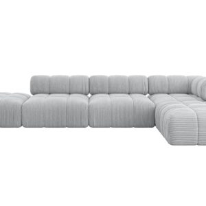 Narożnik prawostronny modułowy KERRU-L2 380x190x70 cm szary 692768 Narożnik prawostronny modułowy KERRU-L2 380x190x70 cm szary 692768