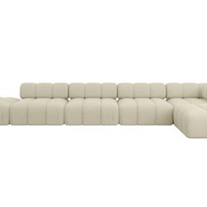 Narożnik prawostronny modułowy KERRU-L3 475x190x70 cm Beżowy 707886