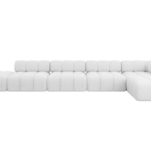 Narożnik prawostronny modułowy KERRU-L3 475x190x70 cm Biały 707772