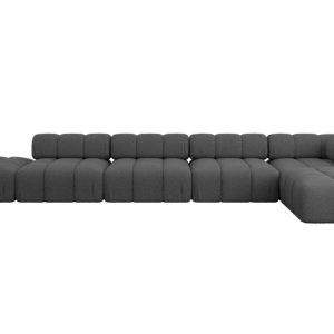 Narożnik prawostronny modułowy KERRU-L3 475x190x70 cm Szary 707773