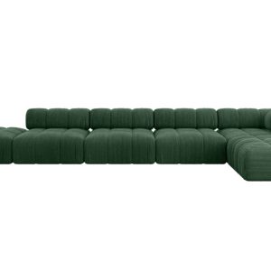 Narożnik prawostronny modułowy KERRU-L3 475x190x70 cm Zielony 707760