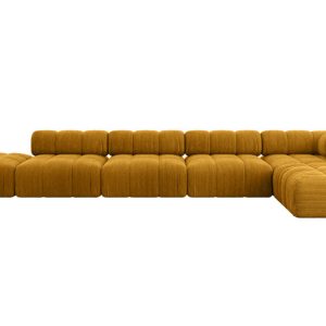 Narożnik prawostronny modułowy KERRU-L3 475x190x70 cm Żółty 707997