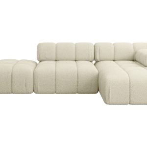 Narożnik prawostronny modułowy LIZUR-L1 285x160x70 cm Beżowy 683277
