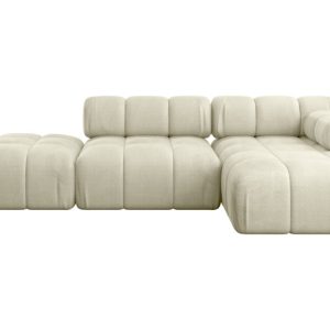 Narożnik prawostronny modułowy LIZUR-L1 285x160x70 cm Beżowy 683344