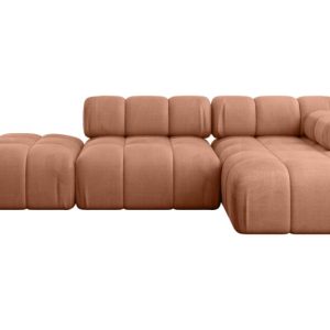 Narożnik prawostronny modułowy LIZUR-L1 285x160x70 cm Morelowy 683286 Narożnik prawostronny modułowy LIZUR-L1 285x160x70 cm Morelowy 683286