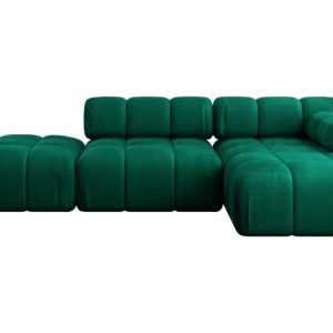 Narożnik prawostronny modułowy LIZUR-L1 285x160x70 cm Zielony 683308 Narożnik prawostronny modułowy LIZUR-L1 285x160x70 cm Zielony 683308
