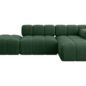 Narożnik prawostronny modułowy LIZUR-L1 285x160x70 cm Zielony 683273 Narożnik prawostronny modułowy LIZUR-L1 285x160x70 cm Zielony 683273