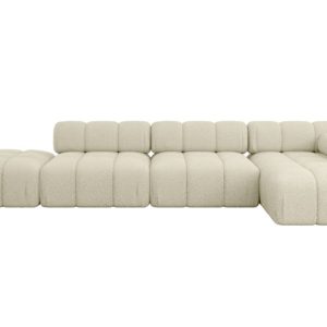 Narożnik prawostronny modułowy LIZUR-L2 380x160x70 cm Beżowy 683340 Narożnik prawostronny modułowy LIZUR-L2 380x160x70 cm Beżowy 683340