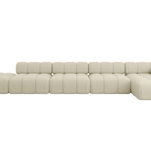 Narożnik prawostronny modułowy LIZUR-L3 475x160x70 cm Beżowy 682317 Narożnik prawostronny modułowy LIZUR-L3 475x160x70 cm Beżowy 682317