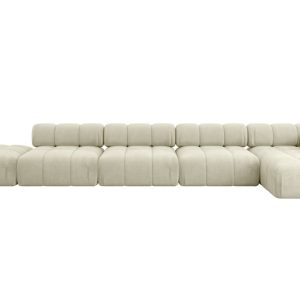 Narożnik prawostronny modułowy LIZUR-L3 475x160x70 cm Beżowy 682191