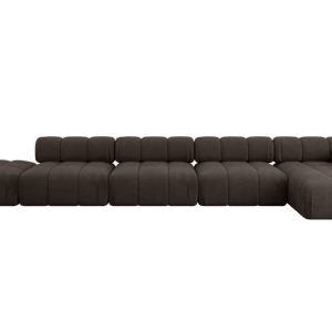 Narożnik prawostronny modułowy LIZUR-L3 475x160x70 cm Brązowy 682206 Narożnik prawostronny modułowy LIZUR-L3 475x160x70 cm Brązowy 682206