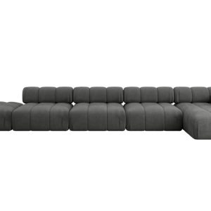 Narożnik prawostronny modułowy LIZUR-L3 475x160x70 cm Grafitowy 682315 Narożnik prawostronny modułowy LIZUR-L3 475x160x70 cm Grafitowy 682315
