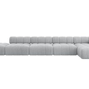 Narożnik prawostronny modułowy LIZUR-L3 475x160x70 cm Szary 682192 Narożnik prawostronny modułowy LIZUR-L3 475x160x70 cm Szary 682192