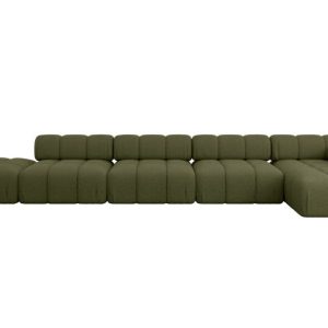 Narożnik prawostronny modułowy LIZUR-L3 475x160x70 cm Zielony 682215 Narożnik prawostronny modułowy LIZUR-L3 475x160x70 cm Zielony 682215