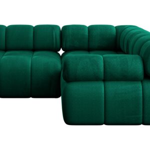 Narożnik prawostronny modułowy MENDE-L1 190x190x70 cm Zielony 684590 Narożnik prawostronny modułowy MENDE-L1 190x190x70 cm Zielony 684590
