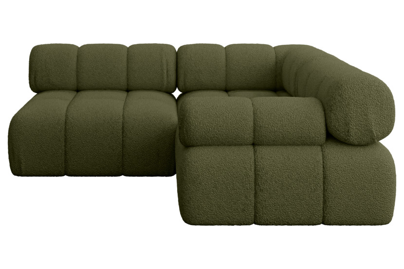 Narożnik prawostronny modułowy MENDE-L1 190x190x70 cm Zielony 684530
