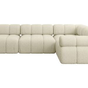 Narożnik prawostronny modułowy MENDE-L2 285x190x70 cm Beżowy 684376 Narożnik prawostronny modułowy MENDE-L2 285x190x70 cm Beżowy 684376