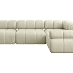 Narożnik prawostronny modułowy MENDE-L2 285x190x70 cm Beżowy 684223 Narożnik prawostronny modułowy MENDE-L2 285x190x70 cm Beżowy 684223
